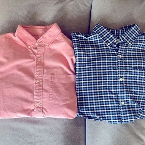 Lot of 2 Gap Men’s Oxford Button Down shirts size medium